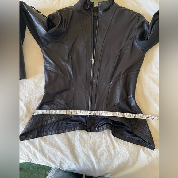 SKINGRAFT Fitted Soft Leather Jacket sz L - Picture 12 of 16